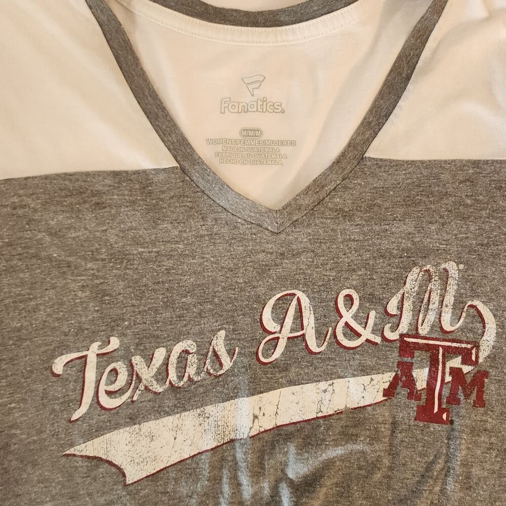Womens Texas A&M T Shirt Byโ Fanatics Size Medium